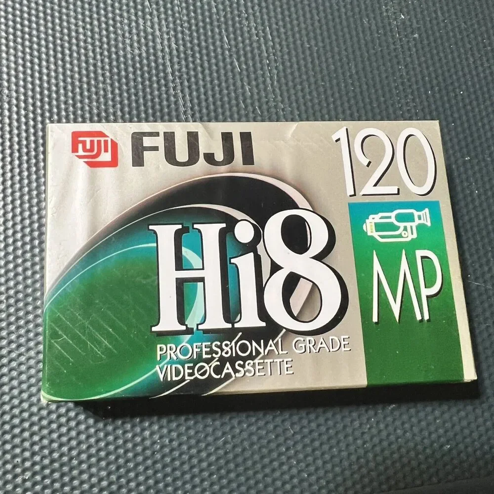FujiFilm Hi8 MP120 Professional Video Tapes Blank Sealed Lot of 2